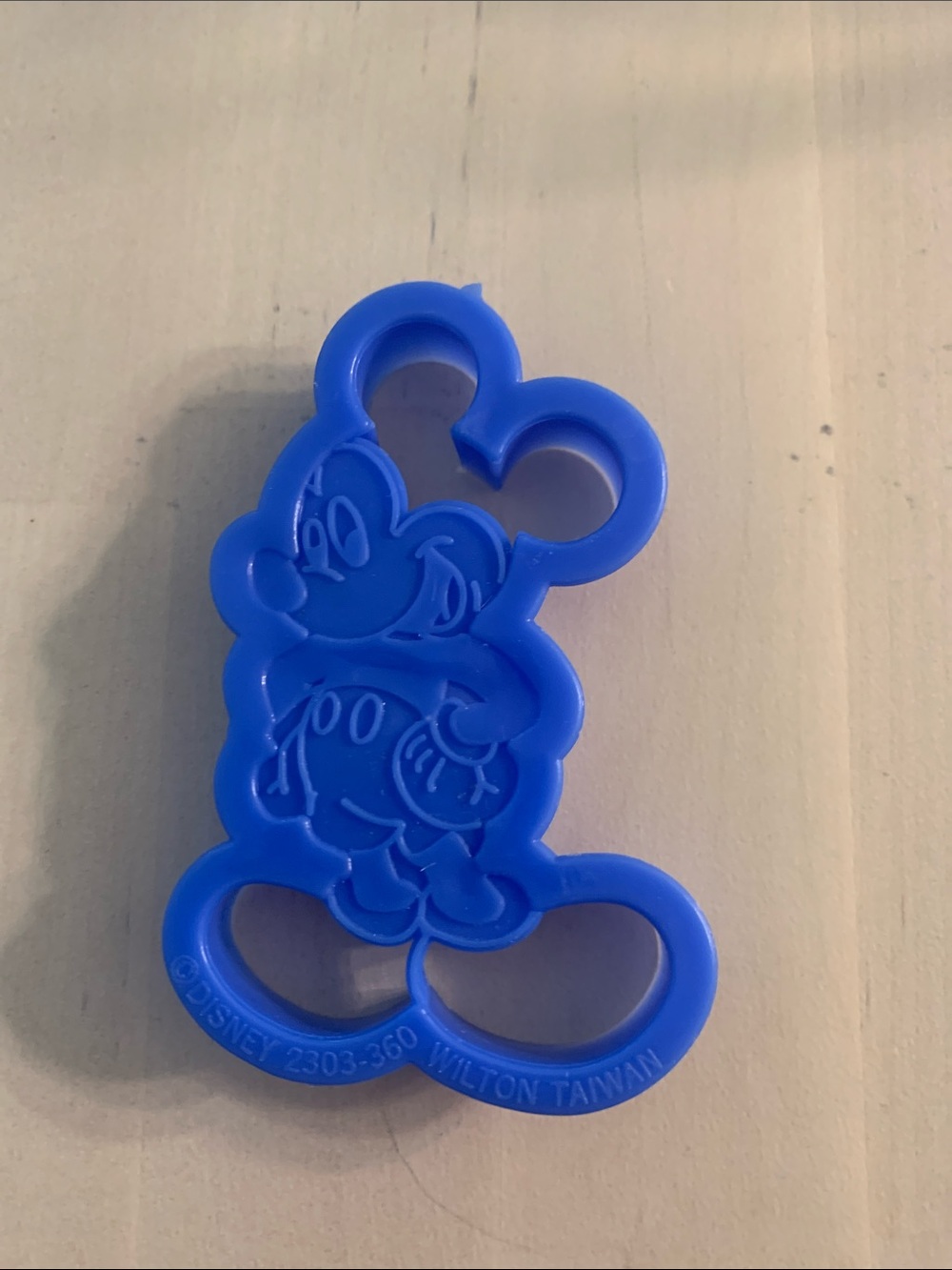 Disney Bright Blue Minnie Mouse Cookie Cutter/Stamp